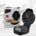 Produktbild: Deski Waffeleisen Edelstahl 1000 Watt - Schwarz