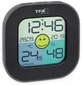 Produktbild: Digitales Thermo-Hygrometer FUN inkl Funkuhr mit Datum Smiley Komfortzonenind...