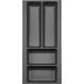 Produktbild: SOTECH ORGA-BOX-2 Besteckeinsatz Tiefe 462 mm Höhe 50,5 mm Für Nobilia Küchen Canvas Struktur Anthrazit Breite 209 mm