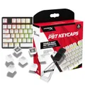 Produktbild: HyperX PBT Keycaps - Kompletter Tastensatz, Double Shot PBT-Material, Englisches (US) Layout, 104, Weiß