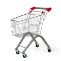 Produktbild: Bigjigs Toys - Kids Shopping Trolley - Lifelike Supermarkt -Rollenspielspielzeug, Lebensmittelspielset für das Spielen, Kleinkindgeschenke, Alter von 18 Jahren