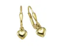 Produktbild: Vivance Paar Ohrhänger 333 Gold Motiv Herz