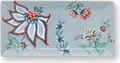 Produktbild: PIP STUDIO Flower Festival Oriental Geschenkset quadratisch blau 6tlg