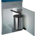 Produktbild: Wesco Einbaumülleimer Rondo 2, 010214-42, ab 40cm Schrankbreite, Edelstahl, 13 Liter
