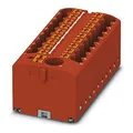 Produktbild: Phoenix Contact Einsteck Verteilerblock 19-polig, 26→ 12 AWG (massiv), 26→ 14 AWG (flexibel), 57A /, Packung a 8 Stück