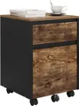 Produktbild: Woltu Rollcontainer, mit 2 Schubladen, Büroschrank auf Rollen, 40x57x40 cm
