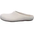 Produktbild: Magicfelt Wollfilz-Pantoffel, Moorschnucke, weiss, Ledersohle 17/713-4855 40 - Weiß - 40