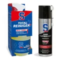 Produktbild: S100 Motorrad Total Reiniger750ml + S100 Farbauffrischer Black & Shine Dr Wack