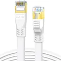 Produktbild: CAT 8 LAN Kabel 10m Ethernet Flach Kabel 40Gbps 2000MHz Gigabit Netzwerkkabel
