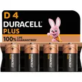 Produktbild: Duracell Plus (4 Stk., D) (DUR019201)