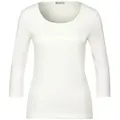 Produktbild: STREET ONE 3/4-Arm-Shirt Basic Shirt Pania - Regular Fit weiß 44 EU