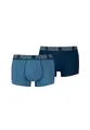 Produktbild: PUMA Boxer Boxershorts Men Herren Everyday Unterhose Unterwäsche 2er Pack, Farbe:007 - Denim, Bekleidungsgröße:M