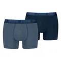 Produktbild: PUMA Herren Boxer Boxershorts Shorts Unterhosen Comfort Stretch 2er Pack, Farbe:Blau, Größe:M, Artikel:-007 Denim