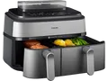 Produktbild: PHILIPS NA555/00 Steam Airfryer 5000 Series Dual Basket 9L Kapazität (3L+6L) Dampfgarer & Heißluftfritteuse