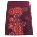 Produktbild: Vishes Minirock Kurzer Damen Baumwoll-Rock Taschen-Rock Mini-Röcke Mandala-Streifen Boho, Hippie, Retro Style rot 38