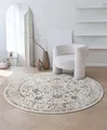 Produktbild: the carpet Teppich Mila, rund, Höhe: 8 mm, moderner Wohnzimmer Teppich elegant glänzender Flor