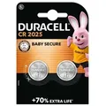Produktbild: Duracell Knopfzelle CR2025 B2 Lithium