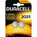 Produktbild: Duracell CR2025 Lithium Knopfzellen Batterie 3.0 V 2er Pack