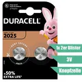 Produktbild: 2x Duracell Electronics Knopfzelle 2025 CR2025 DL2025 im 2er Blister