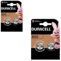 Produktbild: 2x Duracell Knopfzelle Lithium CR 2025 DL2025 3V Batterien 2er Blister