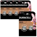 Produktbild: 5x Duracell Knopfzelle Lithium CR 2025 DL2025 3V Batterien 2er Blister