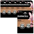 Produktbild: 6x Duracell Knopfzelle Lithium CR 2025 DL2025 CR2025 3V Batterien 2er Blister