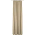Produktbild: Adam Vorhang Uni Collection light (1 St), Kräuselband, blickdicht, aus 100% Bio-Baumwolle beige 145 cm x 175 cm