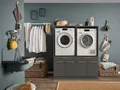 Produktbild: Laundreezy Mehrzweckschrank-Set LAUNDREEZY LDSK2, Breite 135 cm, Soft-Close-Funktion, höhenverstellbare Füße