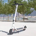 Produktbild: Elektro Scooter mit Straßenzulassung ABE E-Scooter 20 km/h Aluminium Elektroroller eKFV Zulassung Faltbar Roller EScooter - weiss