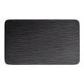 Produktbild: Villeroy & Boch Manufacture Rock Servierplatte rechteckig schwarz 17x28cm