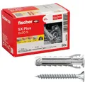 Produktbild: Fischer Schrauben-Dübel-Set 568206 SX Plus S, 6x30mm Universaldübel und Schrauben, 100-teilig