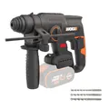 Produktbild: WORX NITRO WX381.9 Akku Bohrhammer 20V- bürstenloser Motor - multifunktionales Werkzeug zum Bohren, Hammerbohren & Meißeln - Komfort dank Anti-Vibration & ergonomisches Designs - ohne Akku & Ladegerät