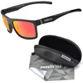 Produktbild: Spro Freestyle Sonnenbrille zum Raubfischangeln Sunglass Shades, Farbe:Onyx - Rahmen außen schwarz & innen dunkelrot