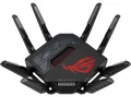 Produktbild: ASUS ROG Rapture GT-BE98 WLAN-Router 10 Gigabit Ethernet Quad-band (2.4 GHz / 5 GHz-1 / 5 GHz-2 / 6 GHz) Schwarz