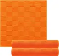 Produktbild: Lashuma Geschirrtuch Lissabon, (Set, 3-tlg), Weiche Trockentücher 50x50 cm orange