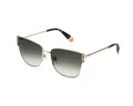 Produktbild: Furla Sonnenbrille SFU464  0594 Gold - Grün - Damen