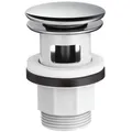 Produktbild: hansgrohe Ablaufgarnitur Push-Open KS 50105000, aus Kunststoff, für Waschbecken mit Überlauf, Push-Open-Funktion, verchromt