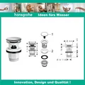 Produktbild: Hansgrohe Ablaufgarnitur Push-Open G 1 1/4 Zoll Waschbecken Ablaufventil Ablauf