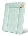 Produktbild: pic Bear Wickelauflage - hochwertige OEKO-TEX Wickeltischauflage - pflegeleichte Wickelunterlage - Auflage Wickelkommode - 50 x 70 cm - Sterne celadon