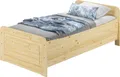 Produktbild: Seniorenbett extra hoch 100x200 Einzelbett Holzbett Gästebett Massivholz Zubehör wählbar V-60.42-10ohne Zubehör