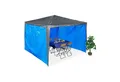 Produktbild: relaxdays Pavillonseitenteil Blaue Pavillon Seitenteile im 3er Set, 300x200 cm