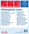 Produktbild: Malerplane extra LDPE 30my transparent 4x5m 20m²
