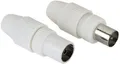 Produktbild: Hama Koax-Set, Stecker/Kupplung Koaxial-Stecker