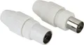 Produktbild: Hama Koax-Set, Stecker/Kupplung, klemmbar (00205212)