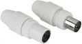 Produktbild: Hama Koax Set 205212 Stecker Kupplung klemmbar 0,5 bis 1,1 mm