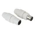 Produktbild: Koaxial-Set, Stecker/Buchse, abschließbar