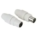 Produktbild: Hama Koaxial Antennenkabel Stecker Buchse Adapter Konnektoren