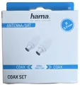Produktbild: Hama Koax-Set - F-Stecker + F-Kupplung - 5-7 mm