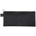 Produktbild: VELOFLEX Reißverschlussbeutel DIN lang schwarz/silber Textil, 1 St.