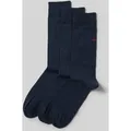 Produktbild: HUGO Socken mit Label-Detail im 3er-Pack Modell 'UNI COLORS' in Dunkelblau, Größe 43-46